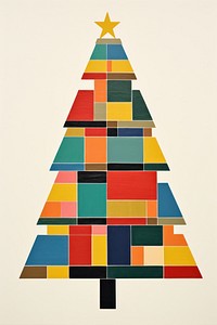 A Christmas tree christmas symbol line. AI generated Image by rawpixel.