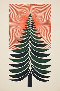 A Christmas tree christmas art christmas tree. AI generated Image by rawpixel.