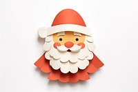 Santa claus craft white background anthropomorphic. AI generated Image by rawpixel.