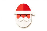 Santa claus white background celebration creativity.