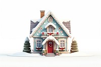 Christmas house christmas architecture building. AI generated Image by rawpixel.