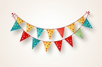 Colorful New Year bunting clothesline celebration decoration. AI generated Image by rawpixel.