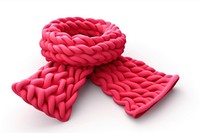 Knitted scarf white background strength clothing. AI generated Image by rawpixel.