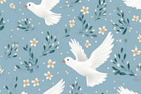 Dove pattern backgrounds wallpaper. AI generated Image by rawpixel.