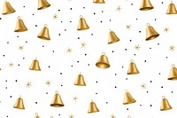Christmas bell backgrounds pattern paper. AI generated Image by rawpixel.