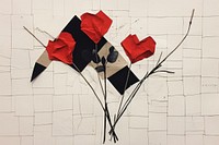 Valentines bouquet art creativity painting. AI generated Image by rawpixel.