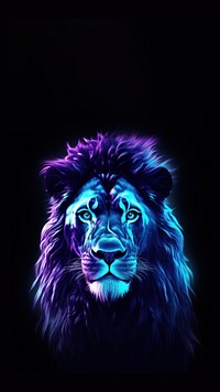Lion mammal animal light. AI generated Image by rawpixel.