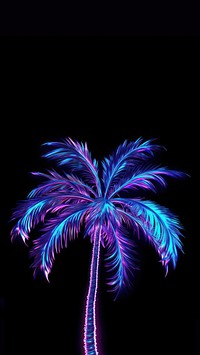 Palm tree fireworks pattern plant. AI generated Image by rawpixel.