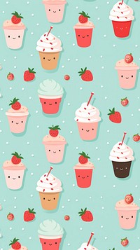 Parfait backgrounds strawberry dessert. AI generated Image by rawpixel.