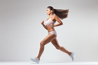 Running jogging dancing adult. AI generated Image by rawpixel.