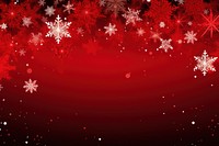 Christmas banner snowflake red illuminated. AI generated Image by rawpixel.