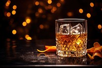 Glass whiskey glass whisky drink. AI generated Image by rawpixel.