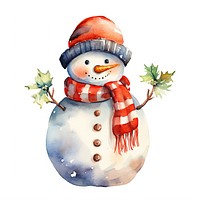 Snowman winter white representation. AI generated Image by rawpixel.