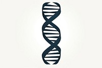 DNA logo art white background. AI generated Image by rawpixel.