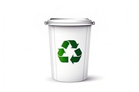 White background container drinkware recycling. AI generated Image by rawpixel.