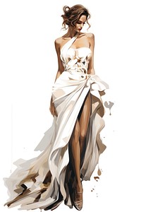 Fashion model dress adult bride. AI generated Image by rawpixel.