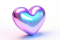 Heart white background futuristic sunlight. AI generated Image by rawpixel.