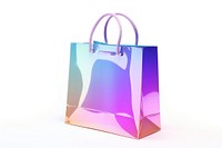 Shopping bag handbag white background celebration. 