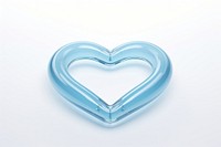 Pool ring heart shape jewelry white background accessories. AI generated Image by rawpixel.