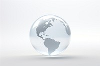 Globe icon transparent sphere planet. AI generated Image by rawpixel.