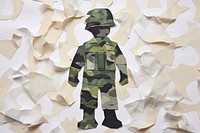 Army camouflage military paper. AI generated Image by rawpixel.