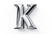 Alphabet K shape text white background symbol. AI generated Image by rawpixel.