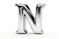 Alphabet M shape text white background silver. AI generated Image by rawpixel.