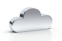 Cloud icon white background cloudscape daytime. AI generated Image by rawpixel.