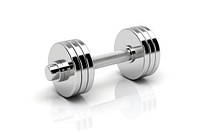 Dumbbell chrome sports gym. AI generated Image by rawpixel.