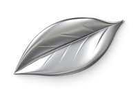 Leaf silver plant white background. AI generated Image by rawpixel.