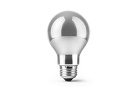 Lightbulb icon white background illuminated electricity. AI generated Image by rawpixel.