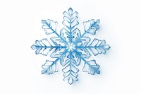 Snowflake white white background celebration. AI generated Image by rawpixel.