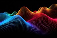 Sine waves pattern backgrounds purple. AI generated Image by rawpixel.