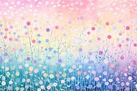 Pastel flower meadow backgrounds outdoors painting. 