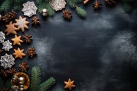 Christmas background christmas backgrounds gingerbread. AI generated Image by rawpixel.