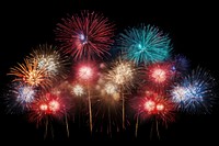 Fireworks celebration outdoors night. AI generated Image by rawpixel.