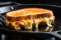 Grilled cheese sandwich food pan. AI generated Image by rawpixel.