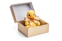 Duck doll box cardboard carton. AI generated Image by rawpixel.
