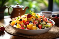 Fruits salad berry plant food. AI generated Image by rawpixel.