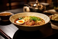 Ramen dish soup meal. AI generated Image by rawpixel.