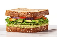 Avocado Sandwich sandwich avocado bread. AI generated Image by rawpixel.