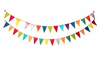 Party banner celebration white background clothesline. AI generated Image by rawpixel.