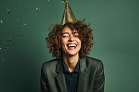 Hat laughing portrait smile. AI generated Image by rawpixel.