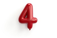 A balloon text symbol number. AI generated Image by rawpixel.