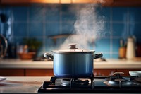 Kitchen stove pot appliance. AI generated Image by rawpixel.