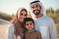 Arabian cheerful family adult. AI generated Image by rawpixel.