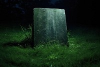 Blank Gravestone night gravestone tombstone. AI generated Image by rawpixel.