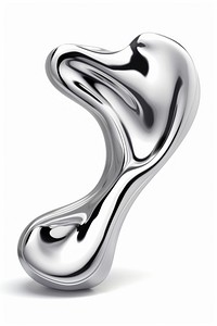 PNG Solid-fluid liquid shape chrome white background simplicity. AI generated Image by rawpixel.