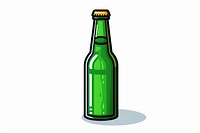 Beer bottle glass drink. AI generated Image by rawpixel.