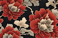 Chinese new year pattern flower art. AI generated Image by rawpixel.